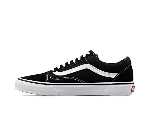 Vans Unisex Old Skool Black/White Skate Shoe 6.5 Men US / 8 Women US