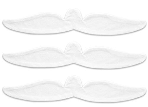 KimYoung Cotton Terrycloth + Brushed Cotton Bra Liners for Sweat Rash Under Bra Sweat Liners– 3PCS White