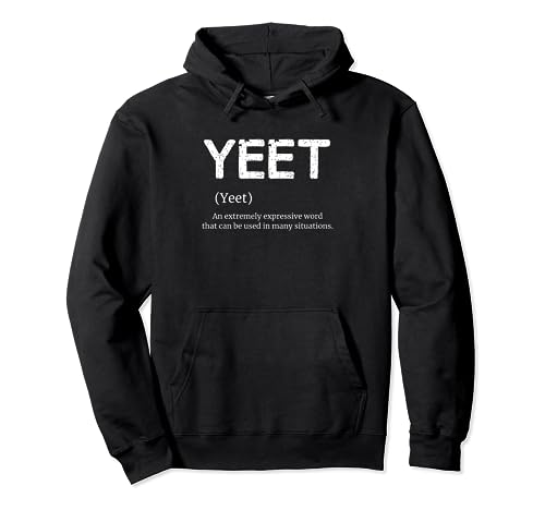 Cool Yeet Definition Meme Slang Boys Girls Teens Pullover Hoodie
