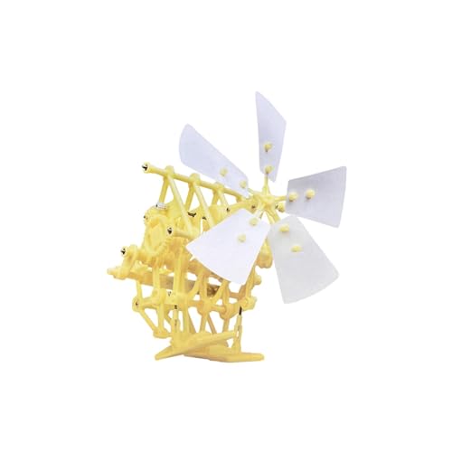 Wind Power Strandbeest, Mini DIY Assembly Walking Model Robot Educational Toy for Kids