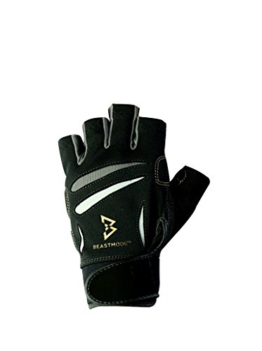 Men's Beastmode Half Finger Fitness Gloves (Medium)