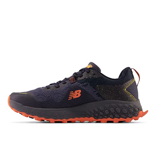 New Balance Men's Fresh Foam X Hierro V7 Running Shoe, Thunder/Vibrant Orange/Vibrant Apricot, 9.5