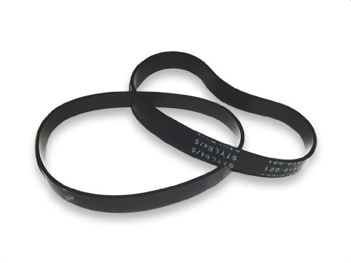DIRT DEVIL Style 4&5 Belt, for Featherlite upright-2-pack, Pack of 1, Black, 2 Count