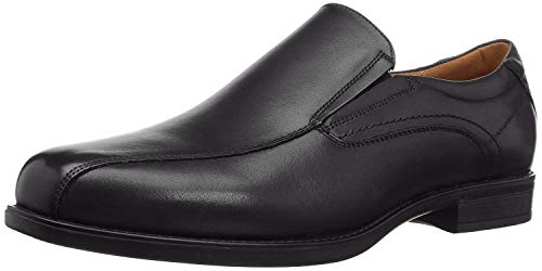 Florsheim Men's Medfield Bike Toe Slip Loafer Dress Shoe, Black, 12 Wide