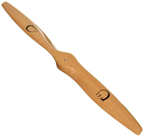 XOAR PJA 13x4 13 Inch 2 Blade RC Airplane Propeller Wood Prop for Gasoline Fixed-Wing RC Model Planes (13 x 4, Tractor)