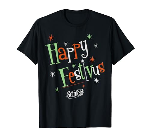 Seinfeld Happy Festivus Logo T-Shirt