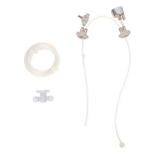 BUGUUYO 1 Set Carbon Dioxide Generation co2 Generator Aquarium DIY co2 Reactor for Planted Aquarium Reactor co2 DIY co2 Welding Regulator air Flow Valve Plastic d201 Check Valve self Made