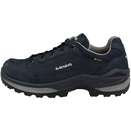 Lowa Womens Renegade GTX Lo Nubuck Leather Marine Shoes 9.5 US