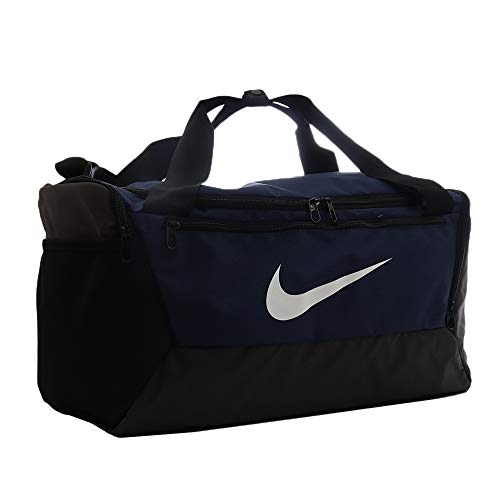 NIKE Brasilia Small Duffel - 9.0, Midnight Navy/Black/White