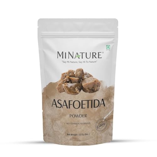 Asafoetida Powder (Hing)(Asafetida) by mi nature| Natural | 227g (08oz)(0.5lb) | Indian spice for cooking| From India.