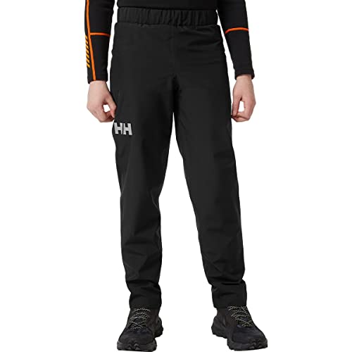 Helly Hansen Kids Juell Rain Pant, 990 Black, 14