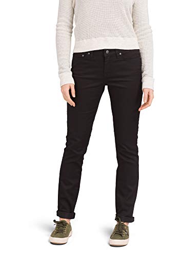 prAna Women's Kayla Jean, Black Out, 10 Short