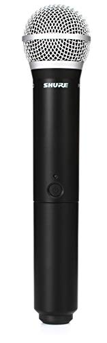Shure BLX2/PG58 Handheld Wireless Transmitter with PG58 Vocal Mic Capsule - for use with BLX Wireless Microphone Systems (Receiver Sold Separately) | H11 Band