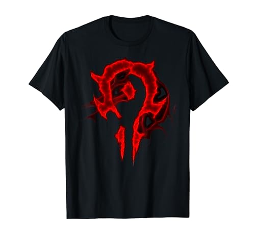 Warcraft Logo Horde Saturated T-Shirt