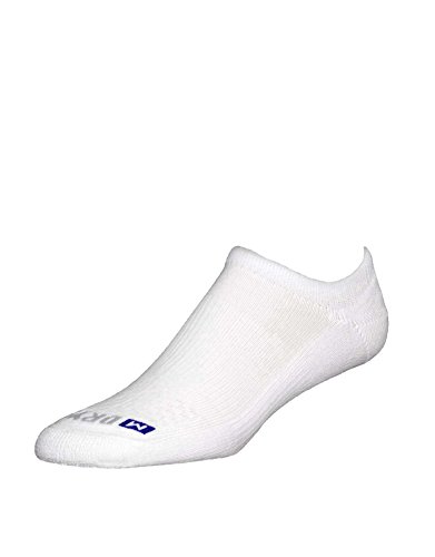 Drymax Golf No Show Tab Sock,White,Large