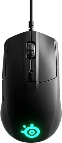 SteelSeries Rival 3 - Gaming Mouse - 8,500 CPI TrueMove Core Optical Sensor - 6 Programmable Buttons - Split Trigger Buttons