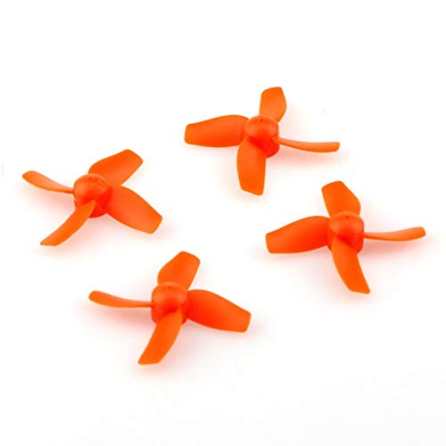 ALPGEN RC Quadcopter Spares Parts Orange Propeller for Camera Drone Accessories/Fit for Eachine E010 E010C E010S Replacement Propeller