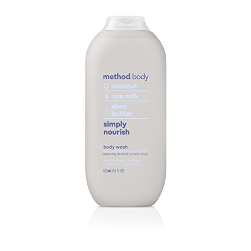 Method Body Wash, Simply Nourish, Paraben and Phthalate Free, Biodegradable Formula, 18 oz (Pack of 1)