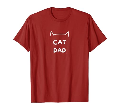Cat Dad Cat Funny Cute Men T-Shirt
