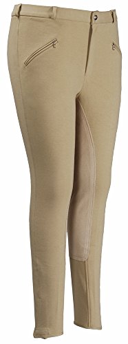 TuffRider Men's Regular Cotton Full Seat Breech, Light Tan, 36