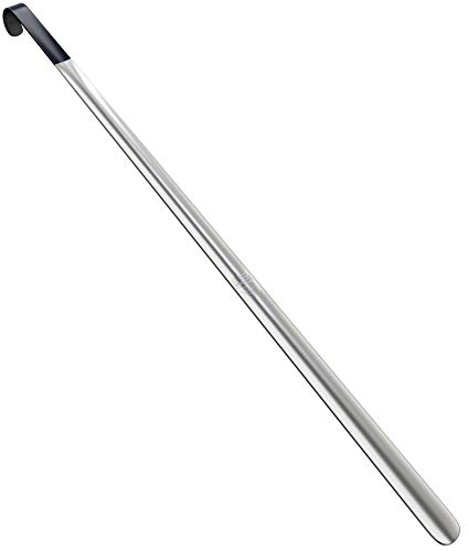 Shoe Horn Long Handle for Seniors - Long Handled Shoe Horn for Boots and Shoes - Long Metal Shoe Horn for Women, Men & Kids - Extra long Shoes Horn, Metal Shoe Horn Long Handle, Shoe Spoon Long Handle