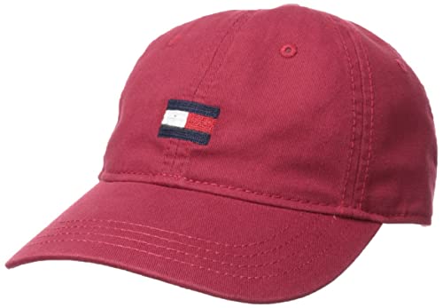 Tommy Hilfiger Men's Ardin Dad Hat, Tommy Red, One Size