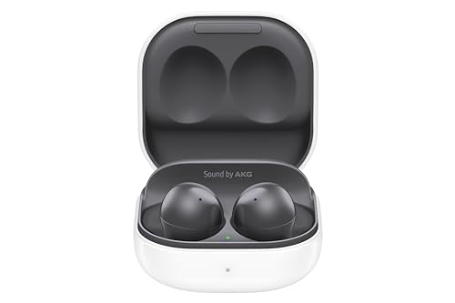 SAMSUNG Galaxy Buds 2 True Wireless Bluetooth Earbuds, Noise Cancelling, Comfort Fit In Ear, Auto Switch Audio, Long Battery Life, Touch Control, Graphite [US Version, 1Yr Manufacturer Warranty]