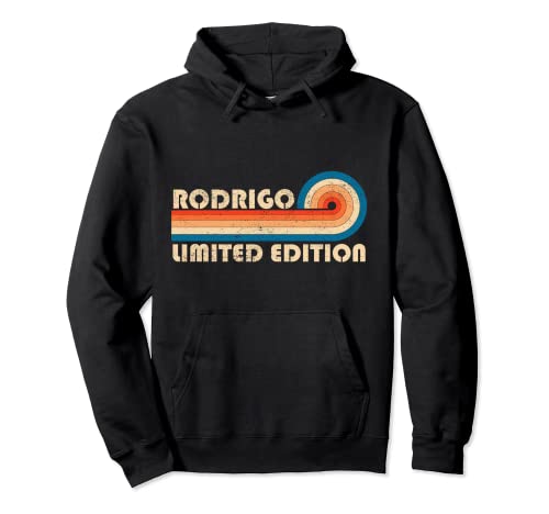 RODRIGO Name Personalized Funny Retro Vintage Birthday Pullover Hoodie