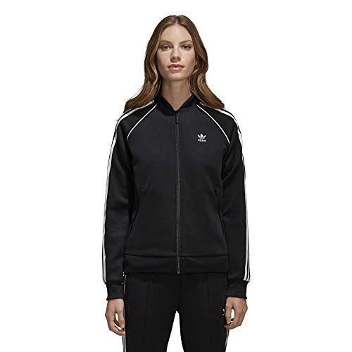 adidas Originals Women's Superstar Track Jacket, Black/white, M