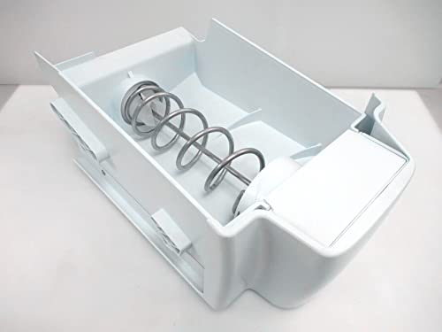Ice Bucket Container Assembly Replacement For General Electric GSL25LGTBBS GSL25LGTCBS GSL25LGTDBS GSL25LGTEBS GSL25LGWABS GSL25LGWASS GSL25LGWCSS GSS25KGTABB GSS25KGTAWW GSS25KGTBBB Refrigerator