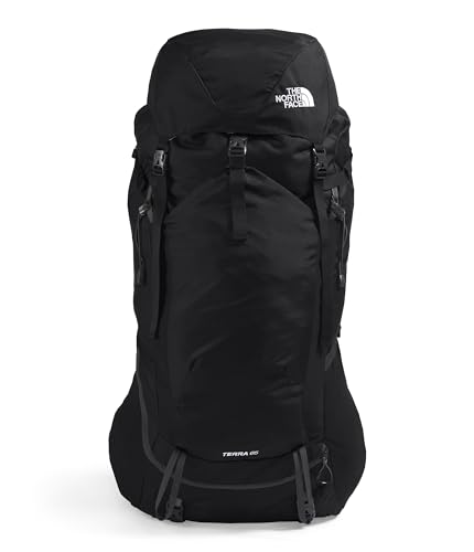 THE NORTH FACE Terra 65 L Backpacking Backpack, TNF Black/Asphalt Grey, Large/X-Large