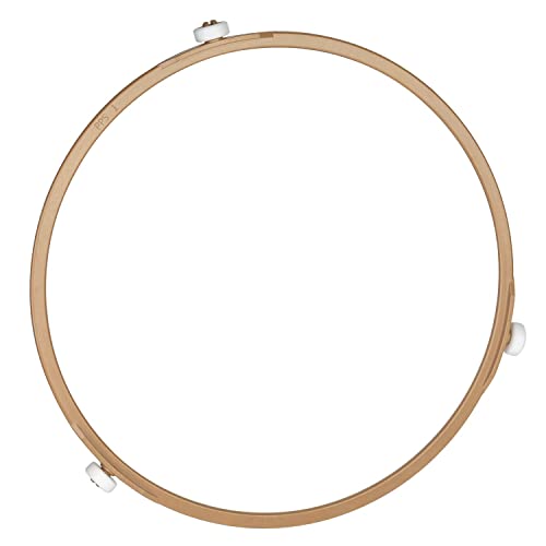 Jolaxy 8.8' Microwave Turntable Ring with 15 mm Rollers, Microwave Oven Tray Support, Glass Plate Rotating Roller Ring, Ring Outer Diameter 8.8 inches (22.2 cm), Roller Height 15 mm