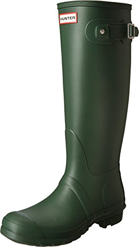 Hunter Women's Original Tall Hunter Green Rain Boots - 9 B(M) US