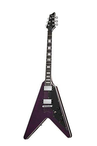 Schecter 654 V-1 Custom Solid-Body Electric Guitar, TPUR