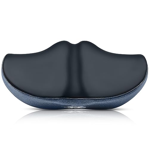 X WING New-Age Noseless Bike Seat Cushion for Men & Women - Extra Padding & Wide - Suitable for City, Electric, Stationary Bikes - Compatible with Peloton Bikes – Wide WINGed Bike Seat with Cushion