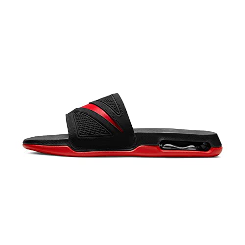 Nike Air Max Cirro Just Do It Athletic Sandal Solarsoft Slide (BLACK/UNIVERSITY RED, numeric_11)