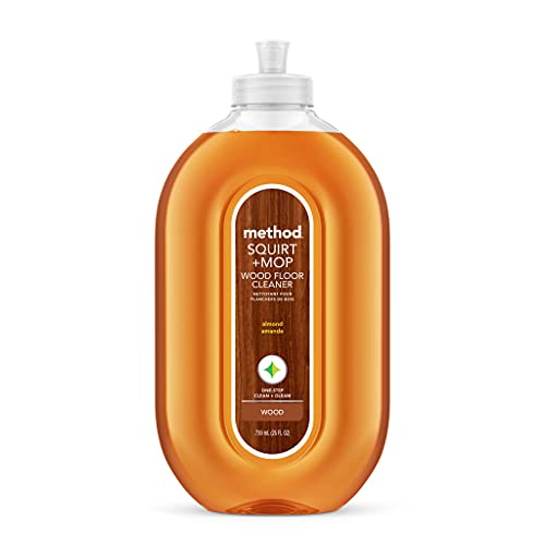 Method Squirt + Mop Hardwood Floor Cleaner, Almond, 25 Ounce, 1 pack, Packaging May Vary