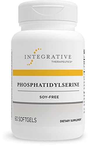 Integrative Therapeutics Phosphatidylserine - Cognitive Function and Mental Stress Support Supplement* - Sunflower Lecithin-derived - 60 Softgels