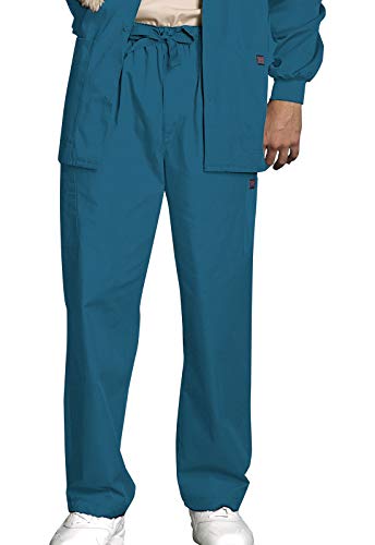 Cherokee Men's Big and Tall Originals Cargo Scrubs Pant, Caribbean Blue, XXXX-Large