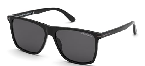 Sunglasses Tom Ford FT 0832 -N Fletcher 01A Shiny Black/Smoke Lenses