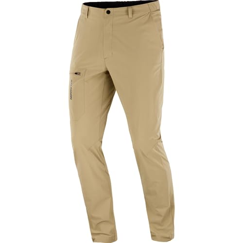 Salomon Men's Standard Wayfarer Tapered Pant M-Kelp, Beige