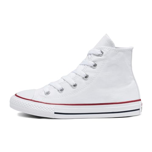 Converse Boys' Youths Chuck Taylor Core Hi Opt Wht - White - 1 M US Little Kid