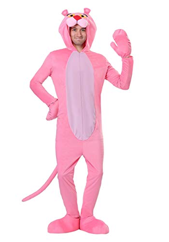 Plus Size Pink Panther Adult Onesie Costume Plus Size Halloween Costume for Adults 2X