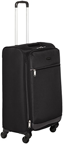 Amazon Basics 30-inch Softside Luggage Suitcase With 4 Spinner Wheels, Black