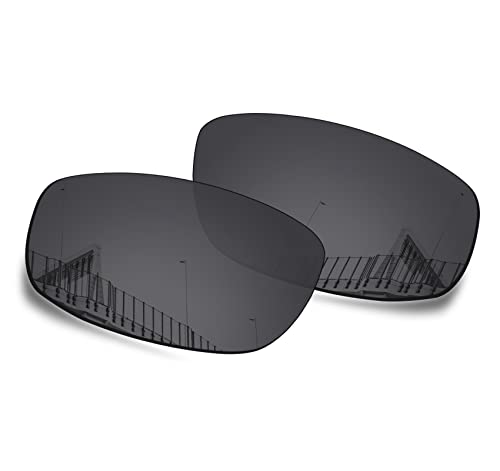 Well-aimed Replacement Lenses Compatible with Bolle Recoil 10405 Sunglasses - Black Polarized