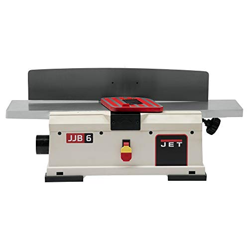 JET 6-Inch Benchtop Jointer, Helical Cutterhead, 1 HP, 115V 1Ph (Model JJ-6HHBT)