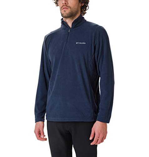 Columbia Men's Klamath Range II Half Zip, Collegiate Navy Solid, Large