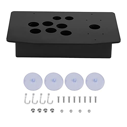 Black Acrylic Panel and Case DIY Set Kits, Black DIY Set Kits Acrylic Panel and Inclined Cases Replacement for Arcade Game
