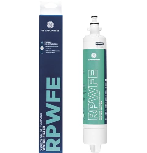 GE RPWFE Refrigerator Water Filter | Certified to Reduce Lead, Sulfur, and 50+ Other Impurities | Replace Every 6 Months for Best Results | Pack of 1