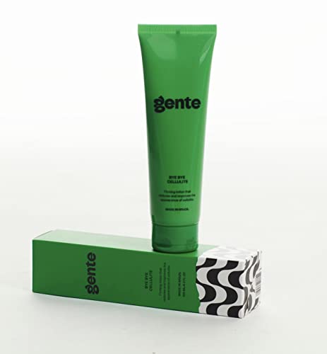 GENTE BEAUTY Bye Bye Cellulite Firming Lotion - Reduces the appearance of cellulite - Softer, smoother, and toned skin aspect - Cacao, Cupuacu Extract - Vegan Formula - 4.3FL OZ